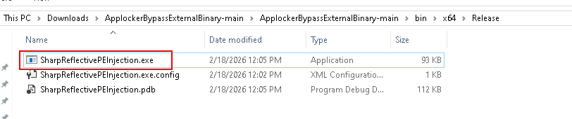 Evidencia tecnica: Verificar Binario Compilado na Pasta Release