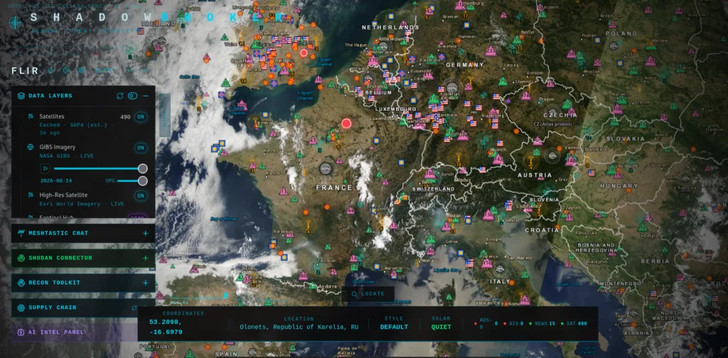 Imagens de satélite MODIS — capturas diárias para monitoramento ambiental