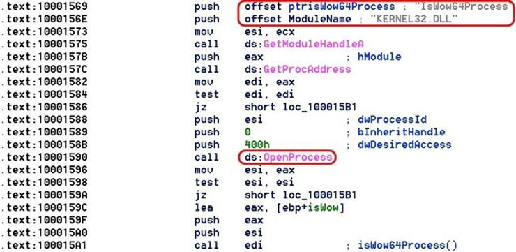 Enumeração de processos Windows 32-bit pelo Chimera para injeção de payload